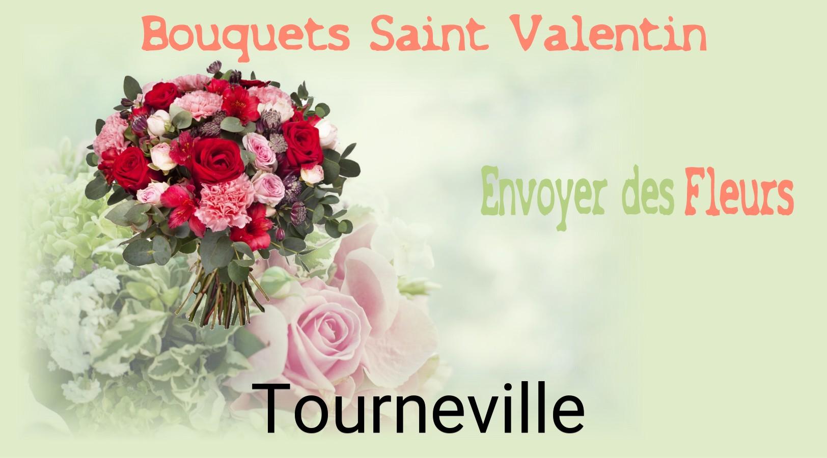 Roses de Saint-Valentin livrées à Tourneville